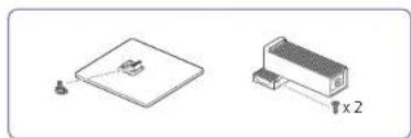 SAMSUNG S27D302GAU - Fixation du socle - 1