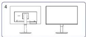 SAMSUNG S27D302GAU - Fixation du socle - 9