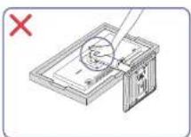 SAMSUNG S27D302GAU - Précautions lors du déplacement du produit - 4