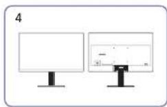 SAMSUNG S27D302GAU - Fixation du socle - 5