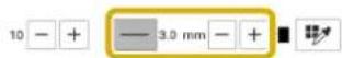 BABY LOCK Radiance - Déplacez ⏰ pour encadrer l'image du motif. Puis appuyez sur [OK]. - 2