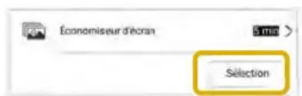 BABY LOCK Radiance - ■ Modification de l'Image d'Économiseur d'Écran - 1