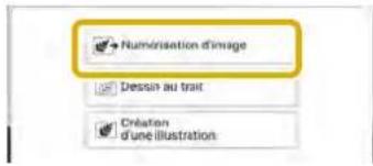 Numerisation d'image Dessin au trait Crélation d'une illustration