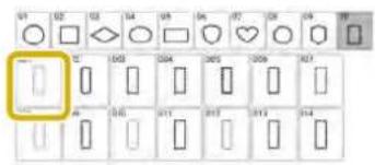 BABY LOCK Radiance - ■ Changer la Position d'une Vignette - 2