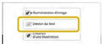Numérisation d'image Dessin au trait Creation d'une illustration
