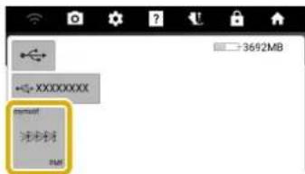 BABY LOCK Radiance - Sélectionnez les données de motif de points à utiliser, puis appuyez sur [OK]. - 1