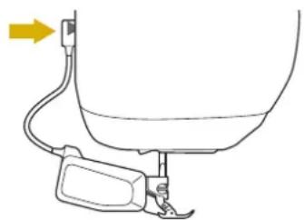 BABY LOCK Radiance - ■ Fixation du Pied Double-entraînement Motorisé Compact - 4