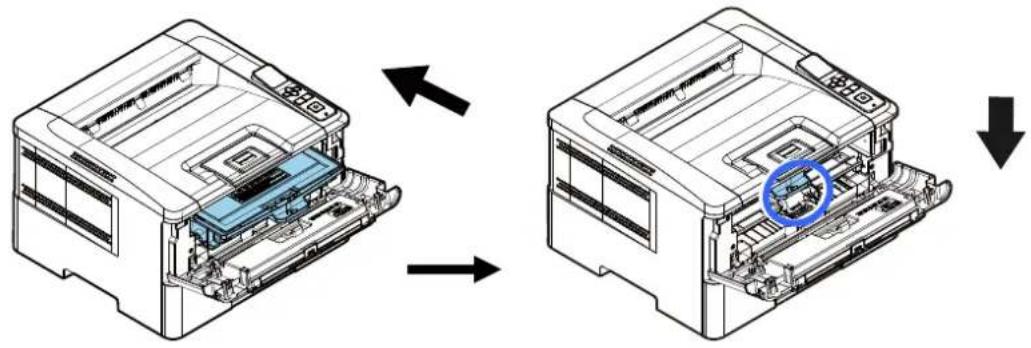 AVISION AP40 Plus - Installation de la cartouche de toner - 6