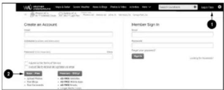 STEINBERG SBS-WS-500 - Registrering weatherunderground.com via PC eller Mac - 1