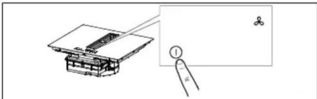 Diagram showing a device with a screen and a magnified view of a small object (no text or symbols present).