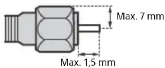 Max. 7 mm Max. 1,5 mm