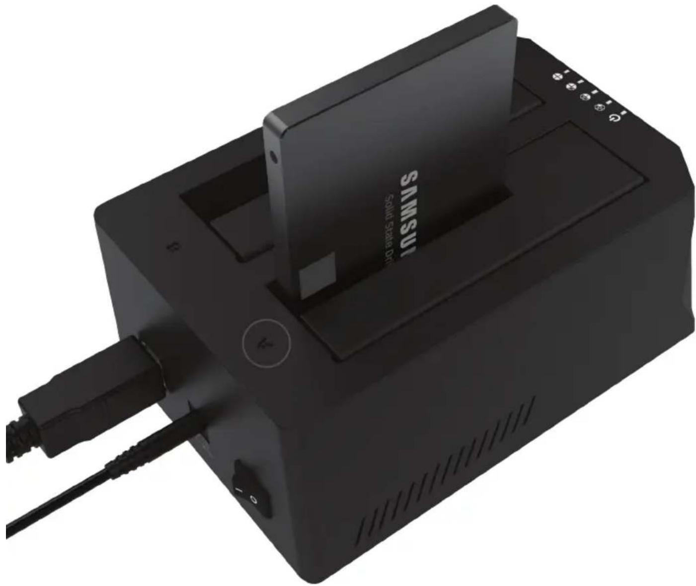Sabrent EC-HD2B - USB 3.0 TO SATA DUAL DOCKING STATION FOR 2.5" OR 3.5" HDD & SSD - 8