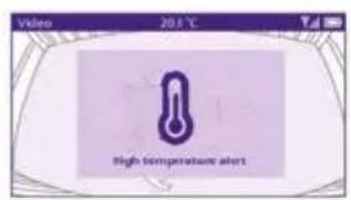 PHILIPS Avent SCD971 - Įspėjimas dėl temperatūros - 5