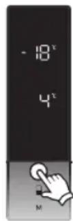 HOTPOINT HA84TE 72 X N - Gefrierer-Temperatureinstellungen - 1