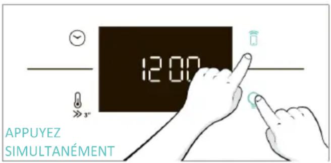 12:00 APPUYEZ SIMULTANÉMENT