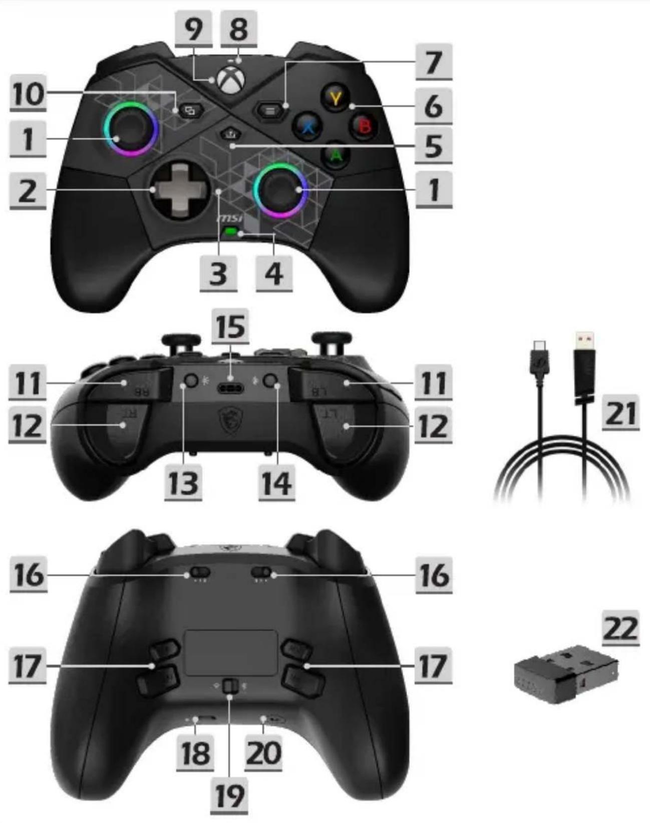 MSI FORCE PRO WIRELESS - Información general del producto - 1