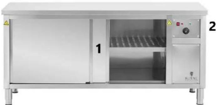 Royal Catering RCWC-60160 - Įrenginio aprašymas - 1
