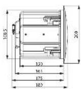 TANNOY CVS 601X - Dimensions (mm) - 2