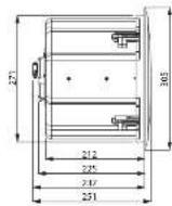 TANNOY CVS 601X - Dimensions (mm) - 4