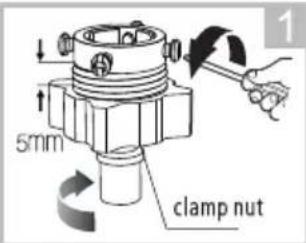 5mm clamp nut