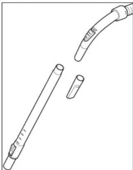 Line drawing of three different medical or laboratory devices with no visible text or symbols