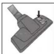 BEKO BKS 1352 - Adjusting the parquet/carpet brush - 2