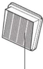 Illustration of a closed book with a grid-like cover and a vertical line extending from its right side (no text or symbols)