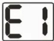 Escea DS1400 - Error Code Suggested action - 1