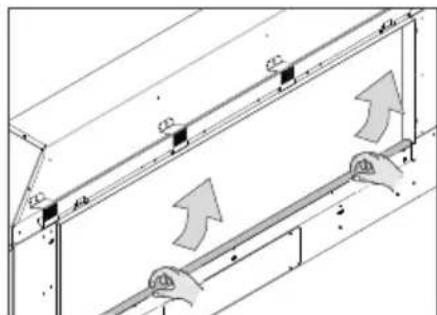 Escea DS1400 - E5 Single Sided Front to Back Conversion (only for single sided fires) - 8