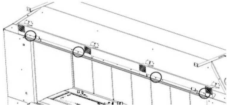 Escea DS1400 - E5 Single Sided Front to Back Conversion (only for single sided fires) - 10