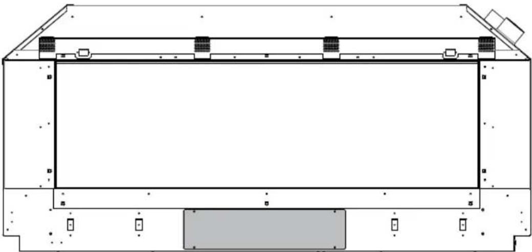 Escea DS1400 - D4 Gas Pipe Position - 2