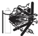 LINCOLN ELECTRIC Aspect 230 DC - CYLINDER MAY EXPLODE IF DAMAGED. - 1