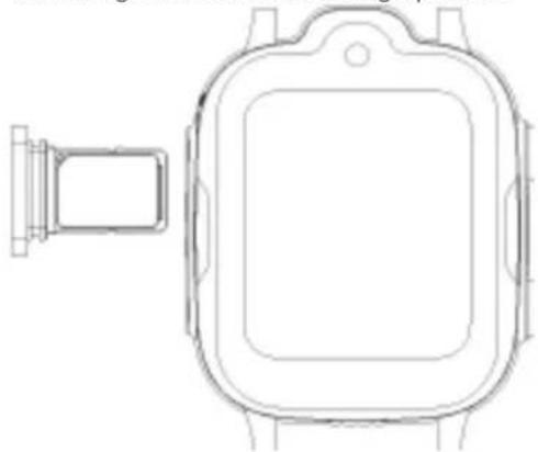 Bea-fon SW1 - Inserting the SIM card - 1