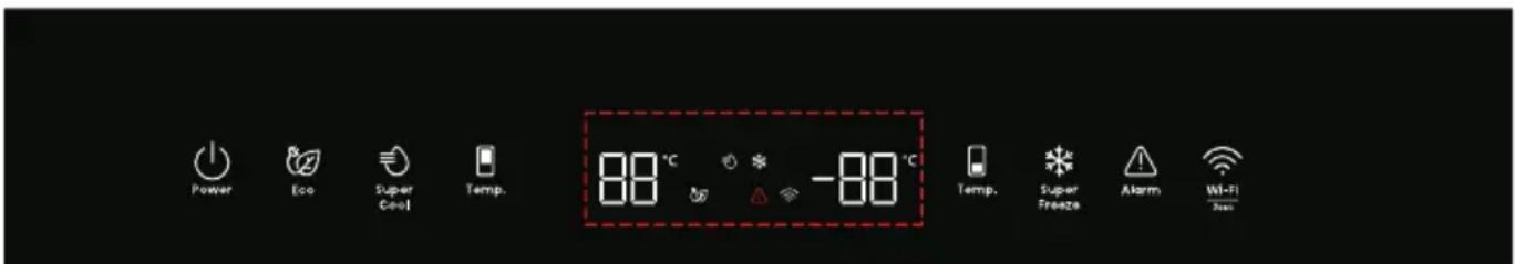 Power Eco Super Cool Temp. 88 °C -88 °C Temp. Super Freeze Alarm Wi-Fi 3mm