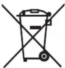 Symbol of a trash bin crossed out by two diagonal lines (no text or labels)