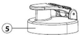 Technical line drawing of a mechanical component with no visible text or symbols