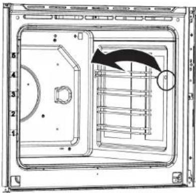 Technical line drawing of a mechanical housing or enclosure with internal components and a directional arrow (no text or symbols)