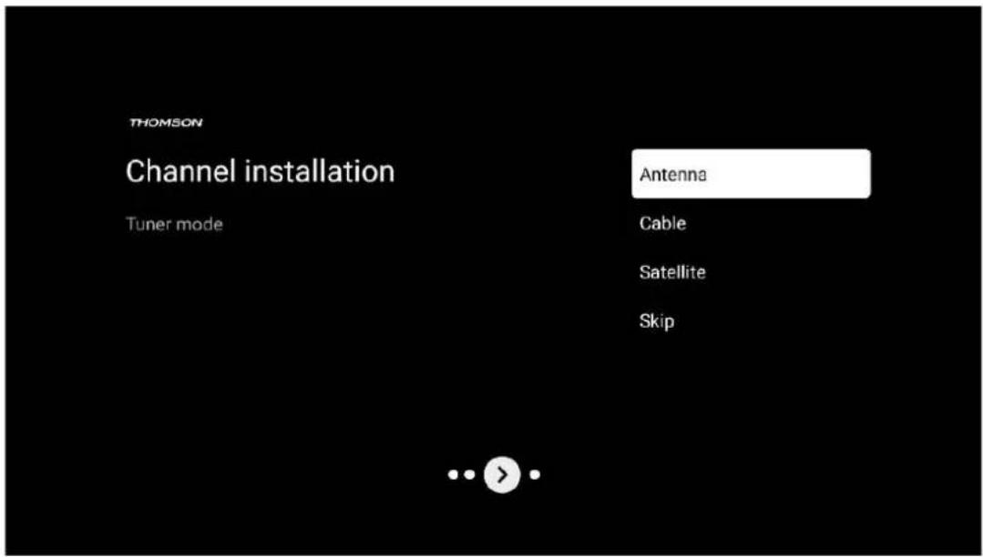 THOMSON 50UA5S13W - Installation du canal - 1