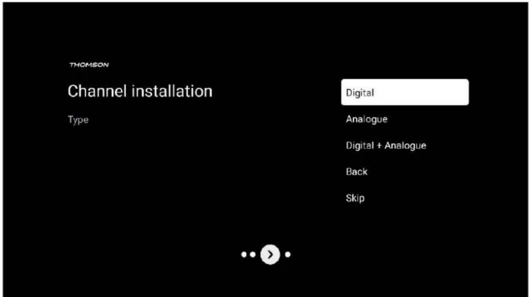 THOMSON 50UA5S13W - Installation du canal - 2
