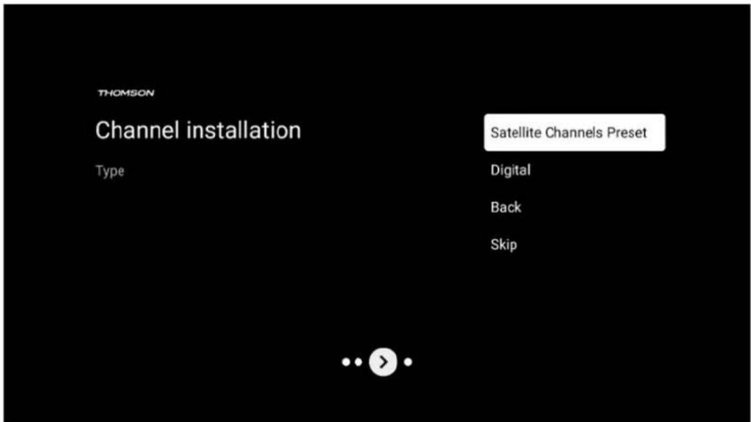 THOMSON 50UA5S13W - Note pour l'installation des chaînes satellite pour les téléviseurs Thomson installés en Autriche ou en Allemagne : - 2