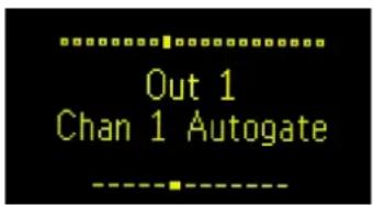 Out 1 Chan 1 Autogate