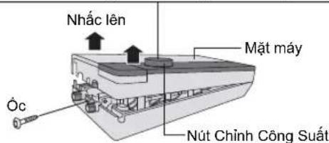 Nhấc lên Mặt máy Ốc Nút chỉnh công suất