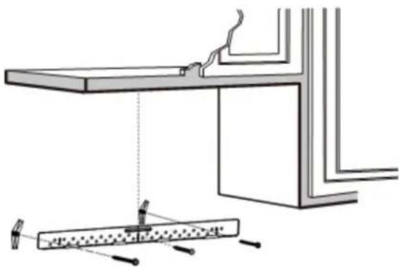 Summit MHOTR243SS - Attaching the Mounting Plate - 1