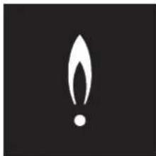 Black and white exclamation mark symbol on dark background (no text or numbers)