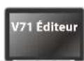 ROLAND V71 Editor - En utilisant l'éditeur du V71 sur votre ordinateur - 1
