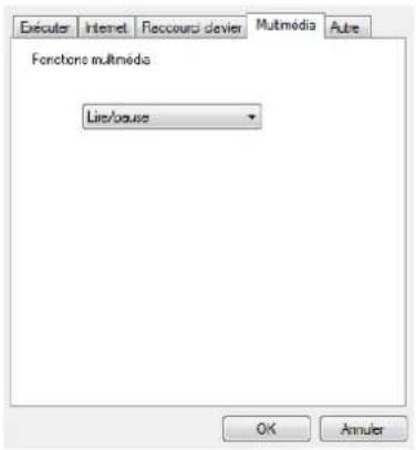 Exécuter Internet Recourse devier Multimedia Auto Fonctions multimédia Line/pause OK Annuler