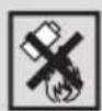 McGregor ET1304 - Warning symbols on the battery - 3