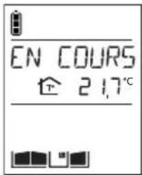 HAGER LCB01F - Le combiné affiche : - 1
