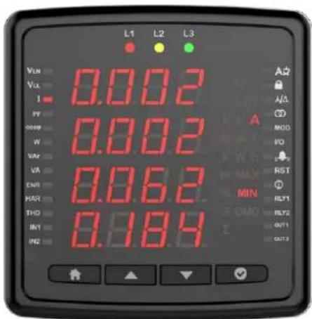 L1 L2 L3 Vcc 0.002 Vcc I- FF 0.002 G00P W 0.062 VAR 0.184 ENA HAR 0.184 THO 0.184 INT 0.184 M2 0.184 MIN A A/A C MOD IO RST S RLT1 RLT2 OUT1 OUT2