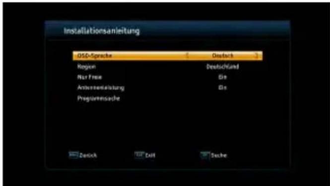 Installationsanleitung OSO-Sprache Deutsch Region Deutschland Nur Freie Ein Anterentsleistung Ein Pregümmensache Zestück Exit Sachse